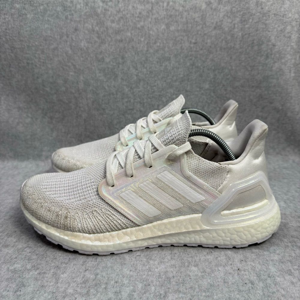 adidas Men’s White / Light Gray UltraBoost Sneakers